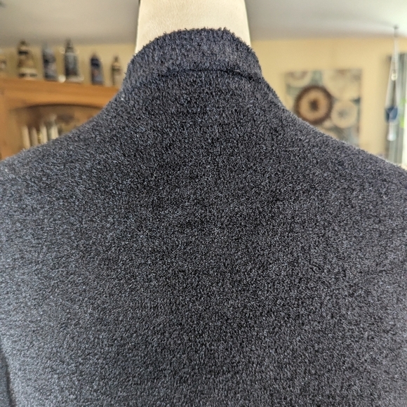 Barefoot Dreams Cozychic Lite Long Open Front Oversized Sweater Robe Pockets - Picture 8 of 10